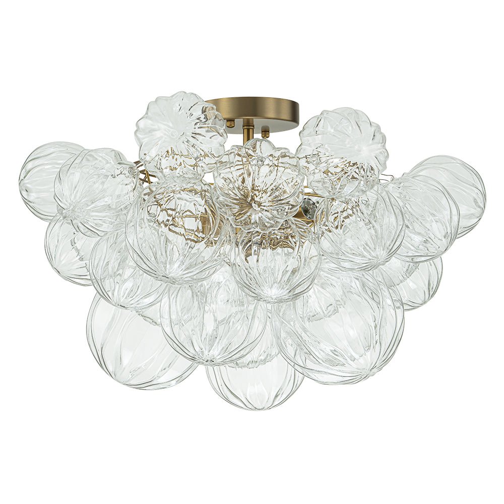 lightfixturesusa-3-light-brass-sculpture-glass-globe-bubble-semi-flush-chandelier-chandelier-brass-3-lt-pre-order-975295