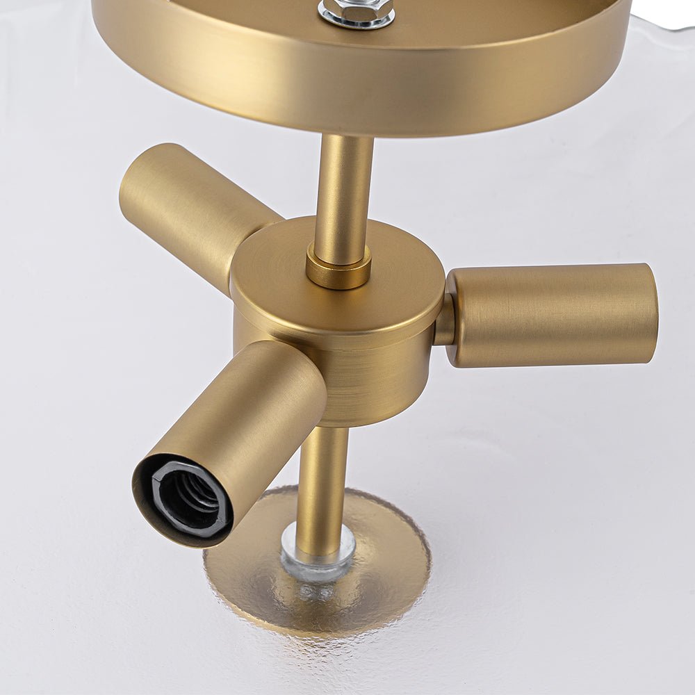 lightfixturesusa-3-light-brass-textured-glass-bowl-round-semi-flush-mount-ceiling-light-clear-glass-3594539