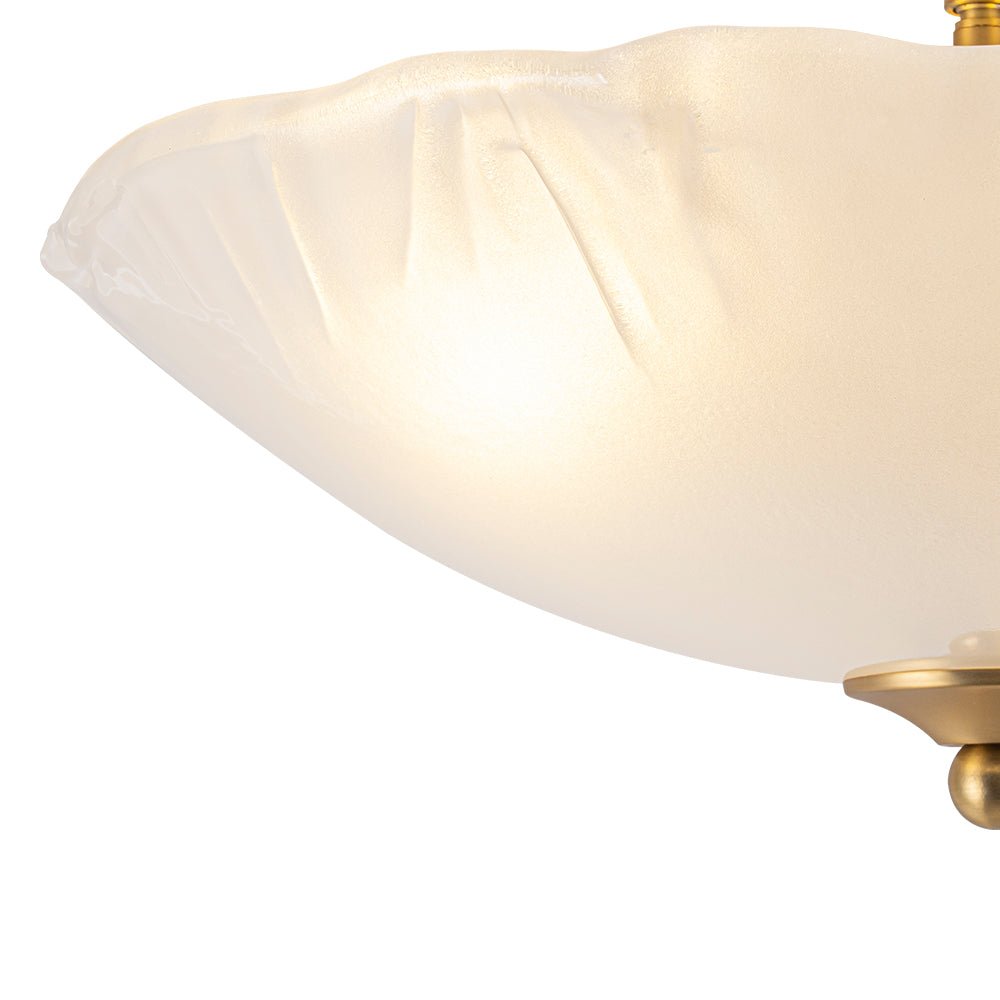lightfixturesusa-3-light-brass-textured-glass-bowl-round-semi-flush-mount-ceiling-light-clear-glass-3892290