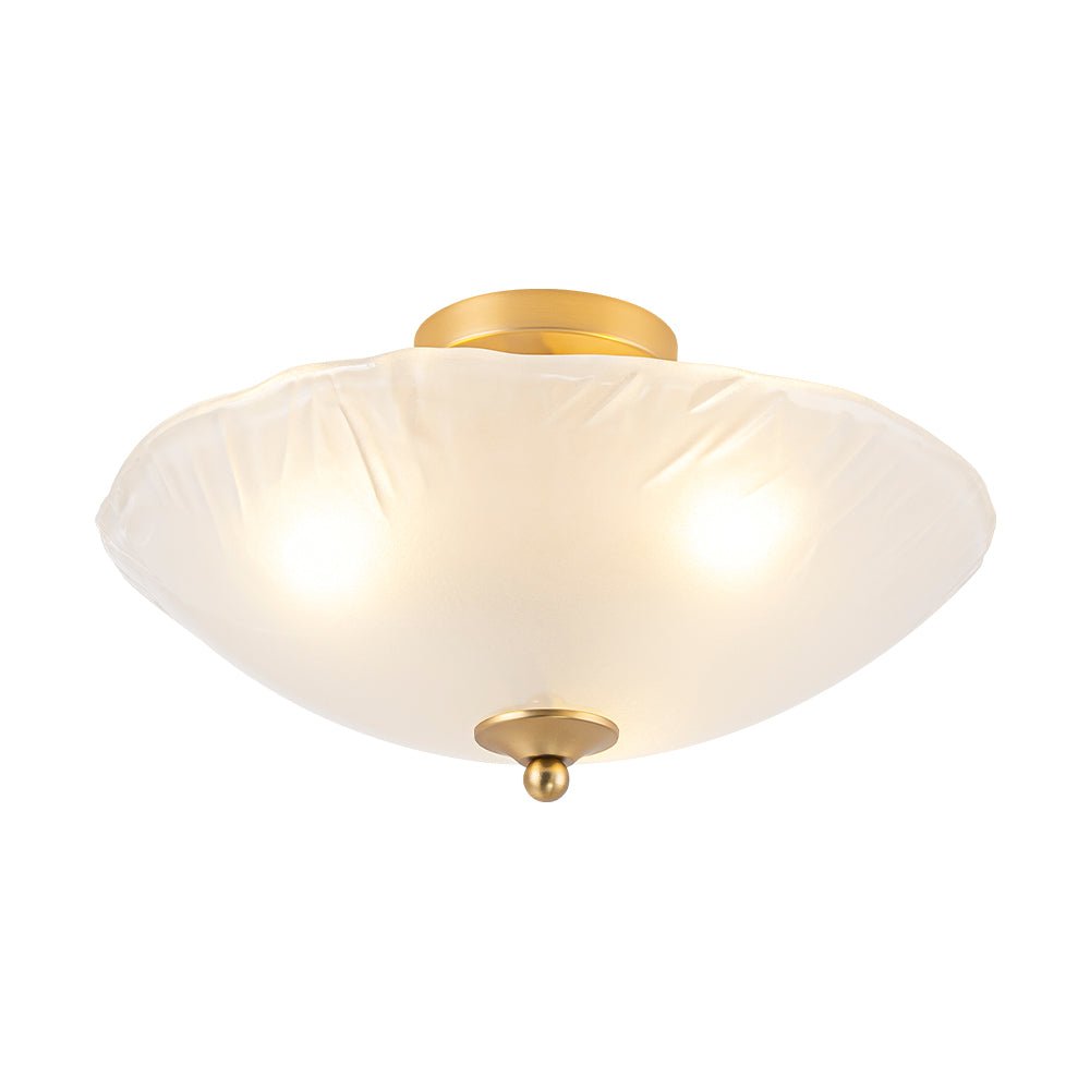 lightfixturesusa-3-light-brass-textured-glass-bowl-round-semi-flush-mount-ceiling-light-clear-glass-7080411