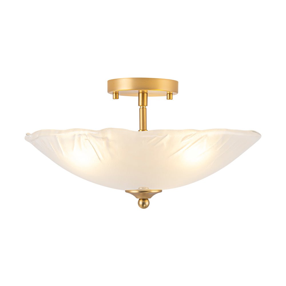 lightfixturesusa-3-light-brass-textured-glass-bowl-round-semi-flush-mount-ceiling-light-clear-glass-8239569