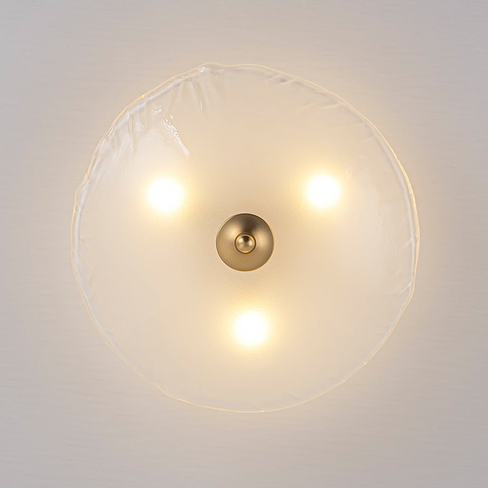 lightfixturesusa-3-light-brass-textured-glass-bowl-round-semi-flush-mount-ceiling-light-clear-glass-9970811