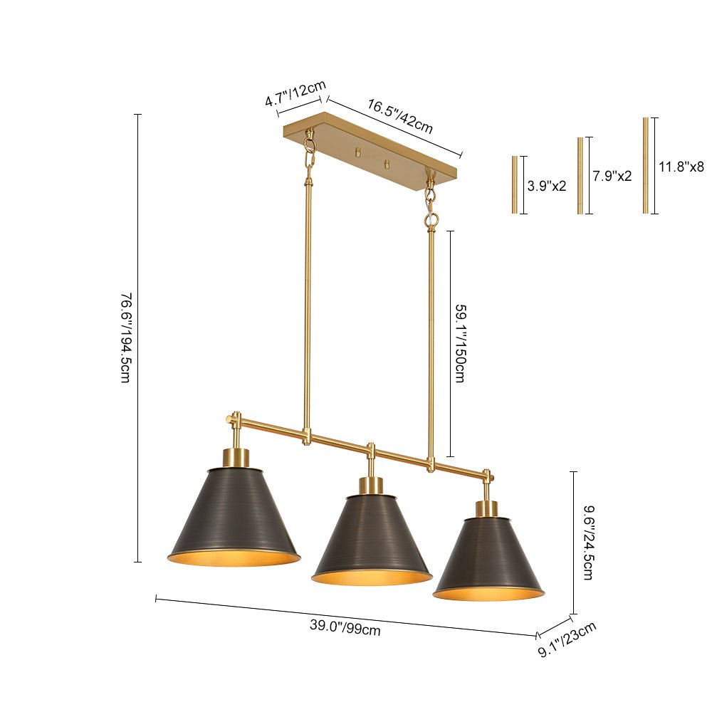 lightfixturesusa-3-light-brushed-gold-black-cone-island-chandelier-chandelier-39-in-pre-order-2-3-weeks-2237017