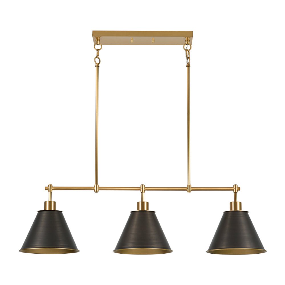 lightfixturesusa-3-light-brushed-gold-black-cone-island-chandelier-chandelier-39-in-pre-order-2-3-weeks-6132605