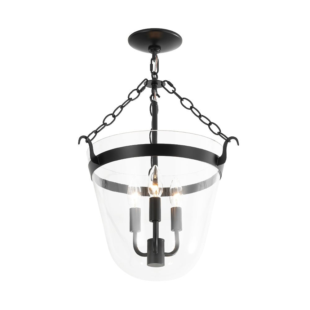 lightfixturesusa-3-light-clear-glass-bell-jar-lantern-pendant-semi-flush-ceiling-light-brass-197509