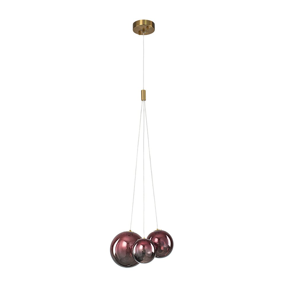 lightfixturesusa-3-light-cluster-gold-ruby-glass-globe-dimmable-led-pendant-chandelier-clear-glass-7926221