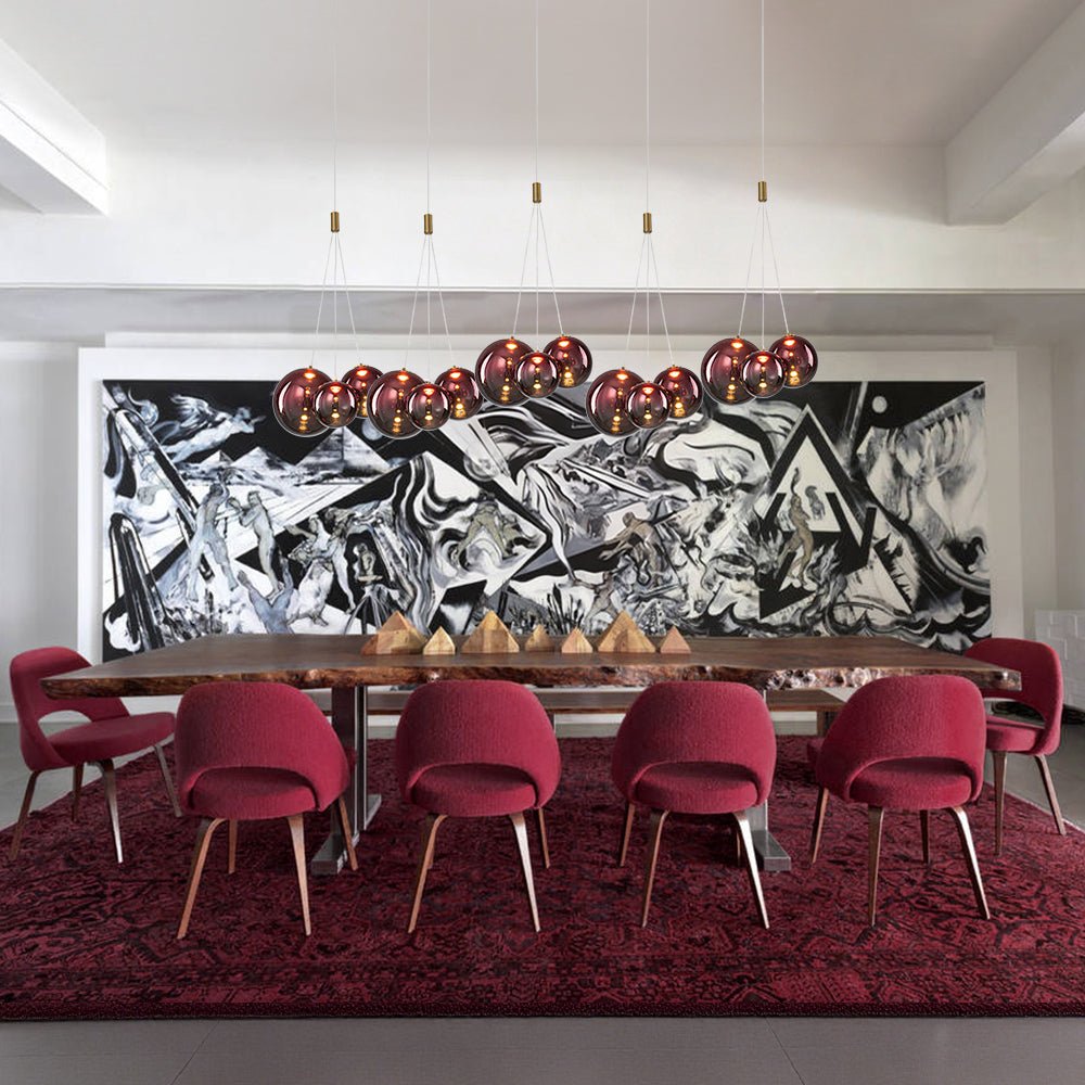 lightfixturesusa-3-light-cluster-gold-ruby-glass-globe-dimmable-led-pendant-chandelier-red-smoked-glass-6139412