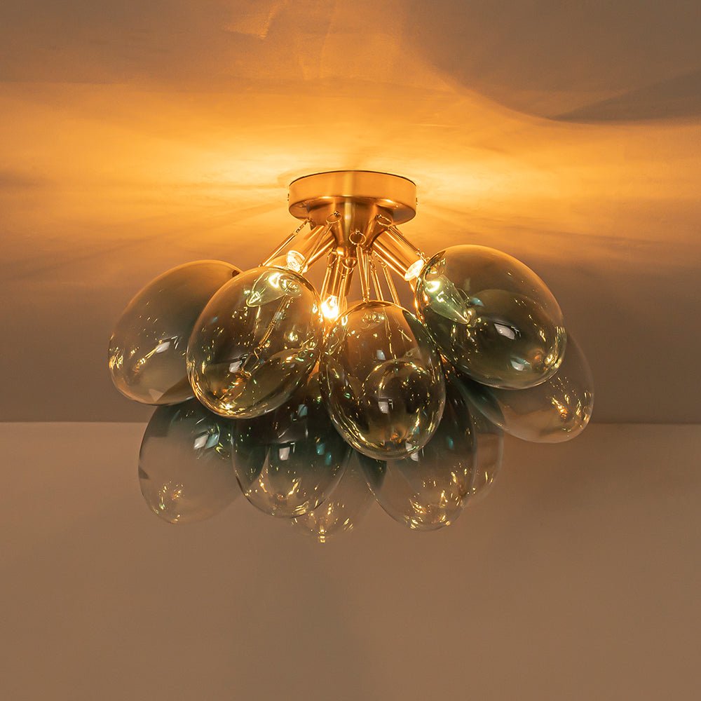 lightfixturesusa-3-light-cluster-gradient-blue-glass-bubble-semi-flush-mount-ceiling-light-brass-4365042