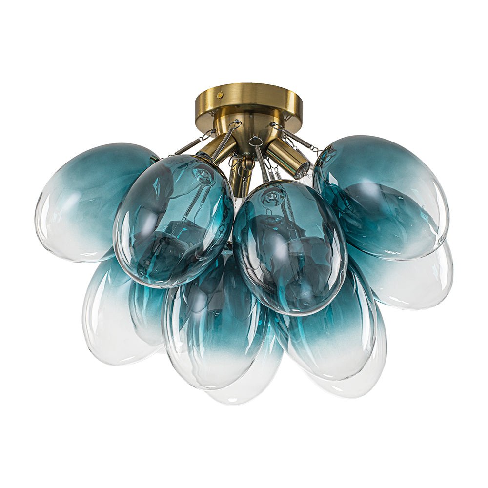 lightfixturesusa-3-light-cluster-gradient-blue-glass-bubble-semi-flush-mount-ceiling-light-brass-4856089
