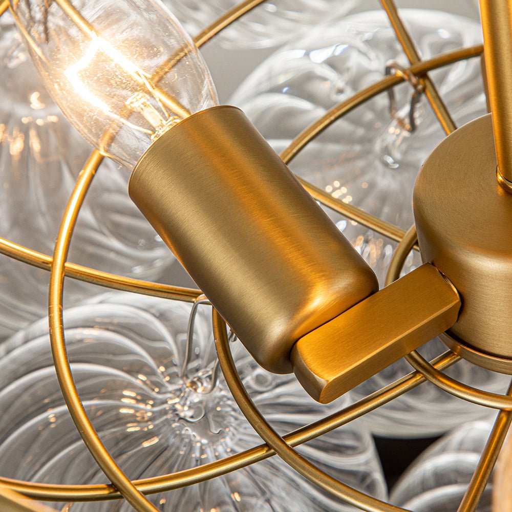 lightfixturesusa-3-light-cluster-ribbed-glass-bubble-semi-flush-chandelier-chandelier-brass-3-lt-199670
