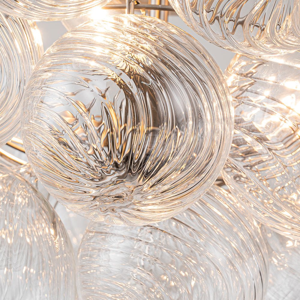 lightfixturesusa-3-light-cluster-ribbed-glass-bubble-semi-flush-chandelier-chandelier-brass-3-lt-328961