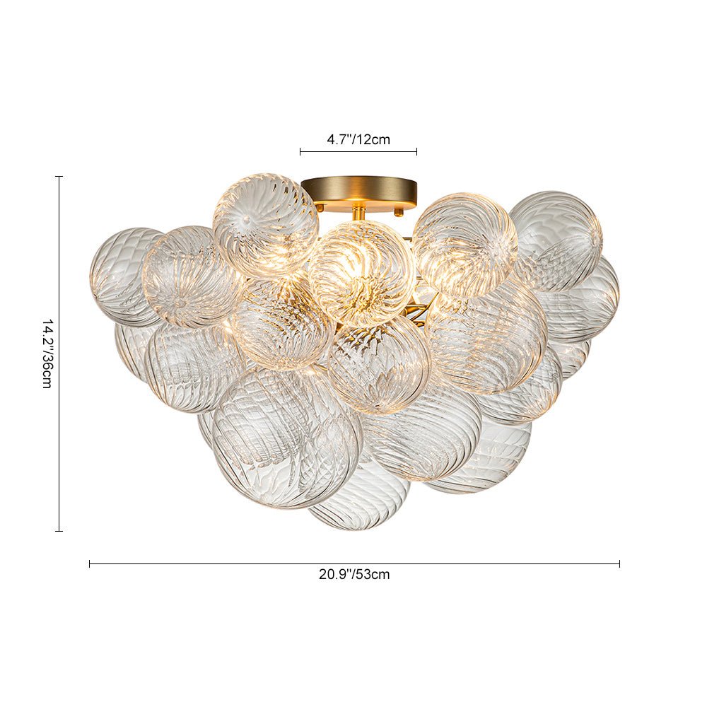 lightfixturesusa-3-light-cluster-ribbed-glass-bubble-semi-flush-chandelier-chandelier-brass-3-lt-618237