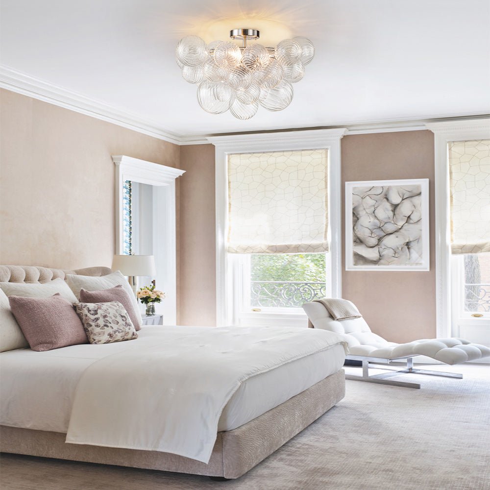 lightfixturesusa-3-light-cluster-ribbed-glass-bubble-semi-flush-chandelier-chandelier-nickel-3-lt-770221
