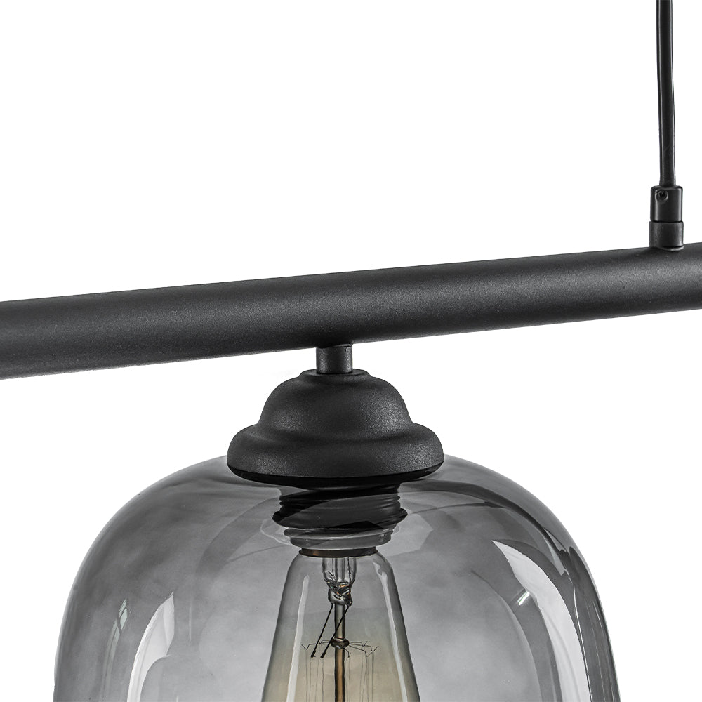 lightfixturesusa-3-light-gradual-smoked-glass-shade-linear-island-pendant-chandelier-black-378206