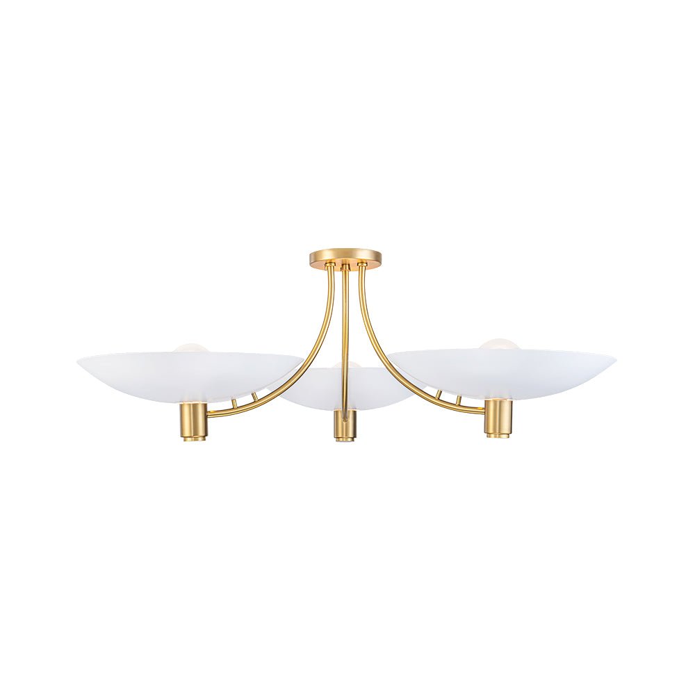 lightfixturesusa-3-light-modern-iron-brass-white-saucer-semi-flush-mount-ceiling-light-406-in-1214412