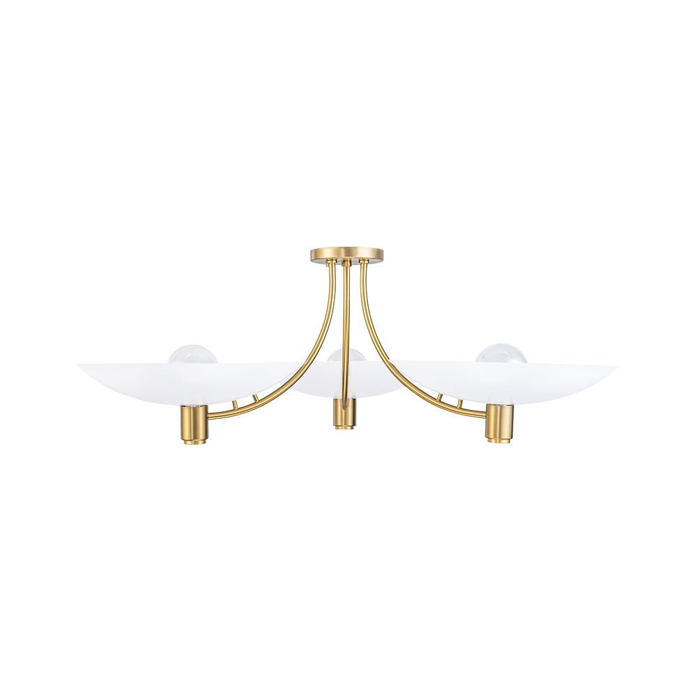 lightfixturesusa-3-light-modern-iron-brass-white-saucer-semi-flush-mount-ceiling-light-406-in-1965153