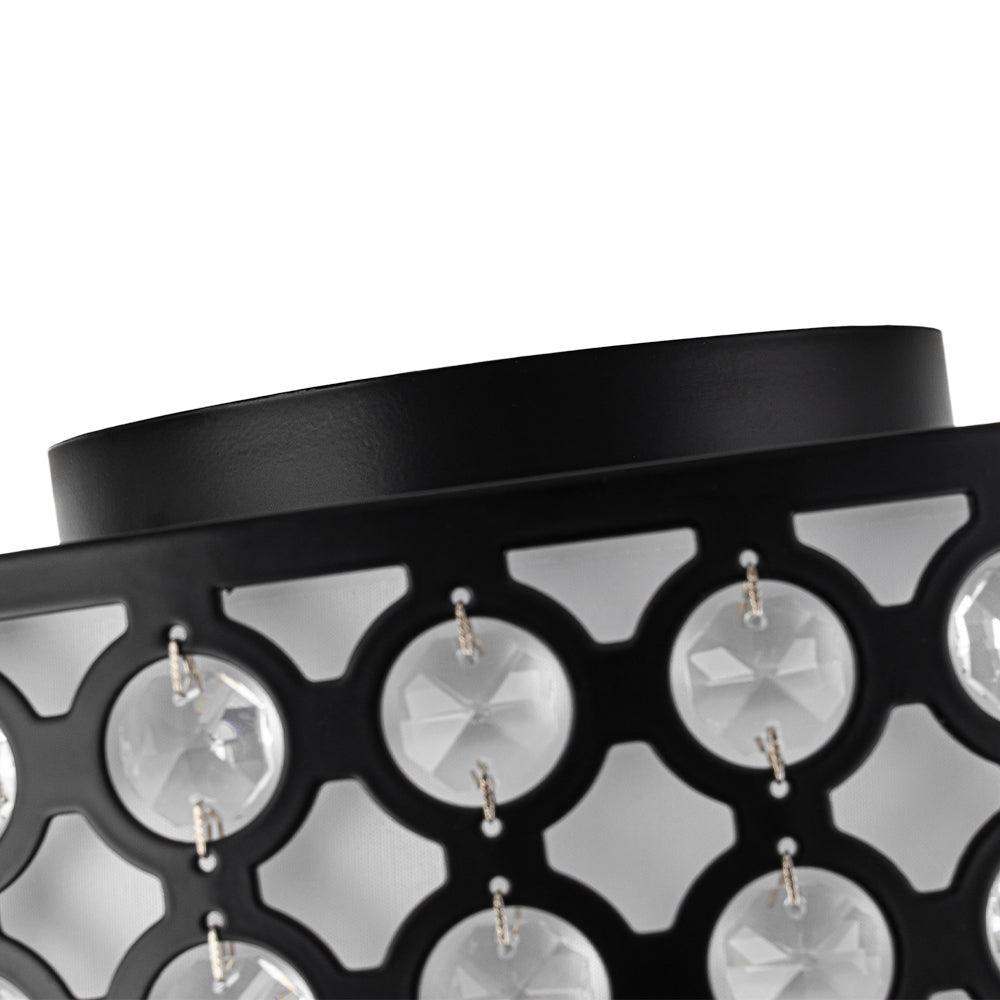 lightfixturesusa-3-light-round-drum-crystal-accented-fabric-flush-mount-ceiling-light-black-3655502