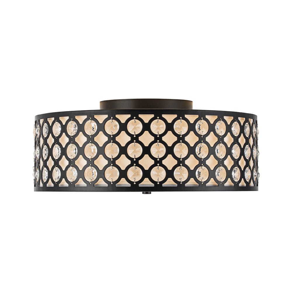 lightfixturesusa-3-light-round-drum-crystal-accented-fabric-flush-mount-ceiling-light-black-9933417