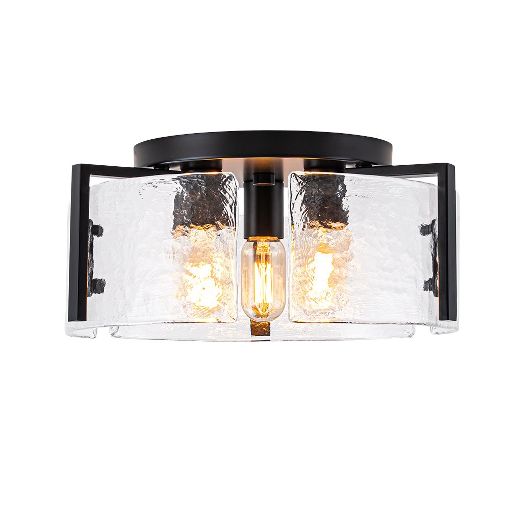 lightfixturesusa-3-light-water-textured-glass-drum-cage-semi-flush-mount-ceiling-light-black-4408899