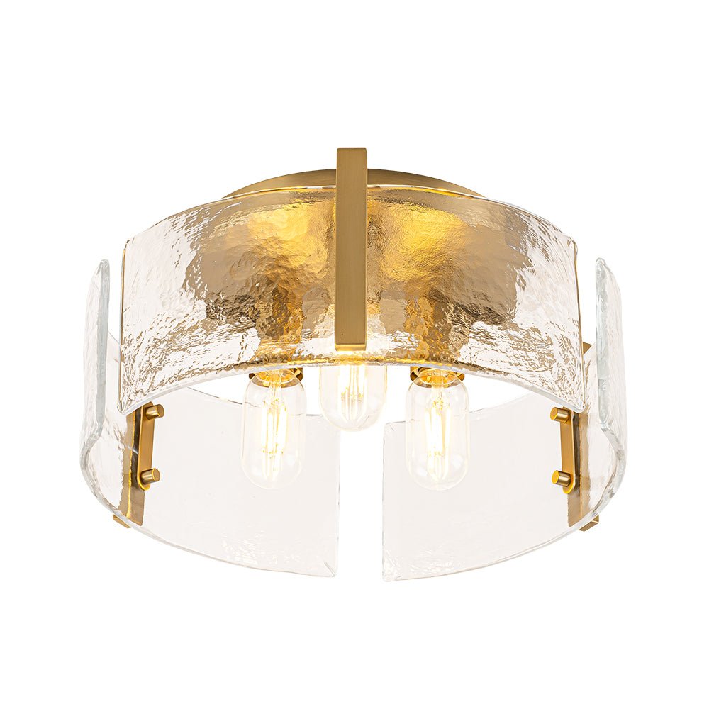 lightfixturesusa-3-light-water-textured-glass-drum-cage-semi-flush-mount-ceiling-light-brass-pre-order-9700587