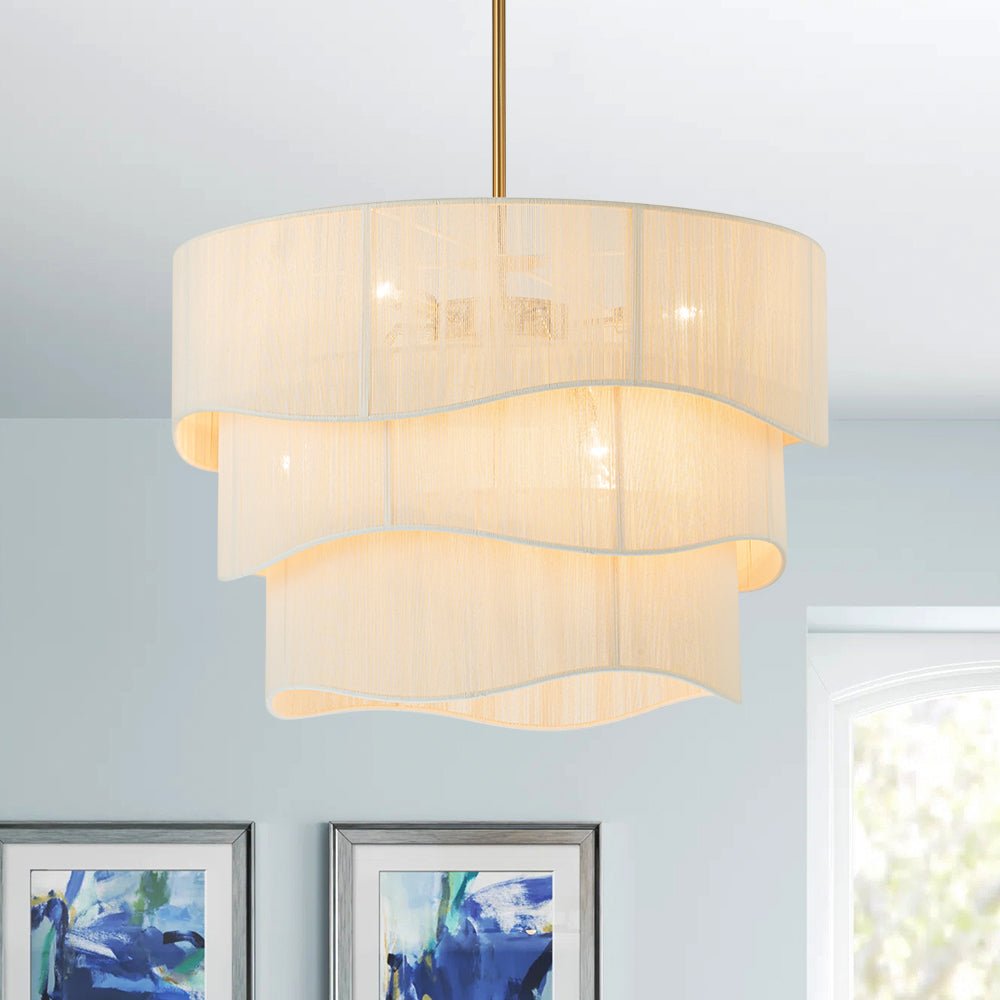 lightfixturesusa-3-tier-beige-woven-thread-drum-pendant-light-chandelier-beige-145587