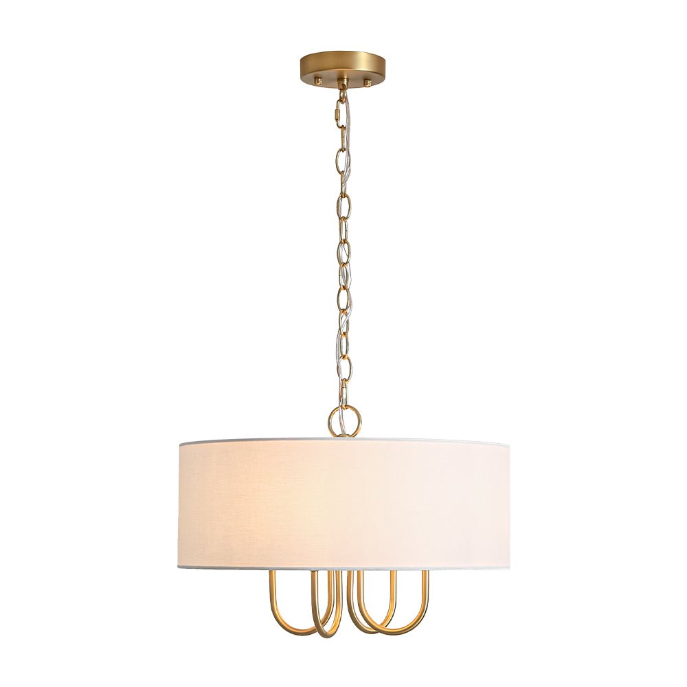 lightfixturesusa-4-light-brass-candle-style-white-fabric-drum-cage-chandelier-chandelier-177-in-2198133