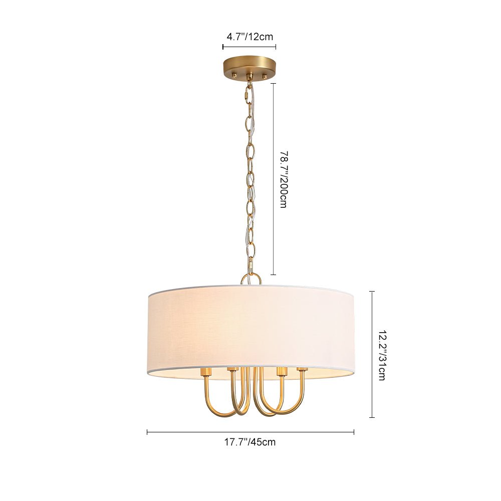 lightfixturesusa-4-light-brass-candle-style-white-fabric-drum-cage-chandelier-chandelier-177-in-8590000