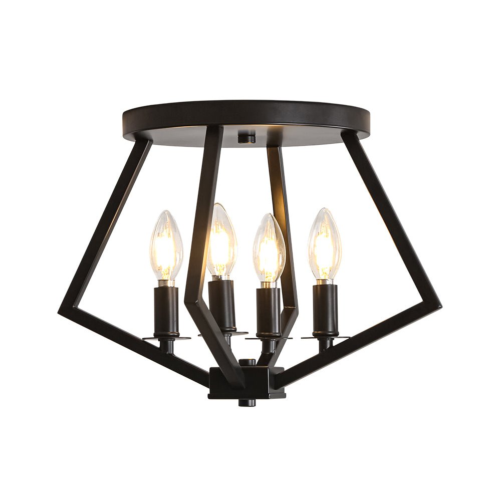 lightfixturesusa-4-light-candle-style-black-simple-geometric-lantern-semi-flush-ceiling-light-black-5179651