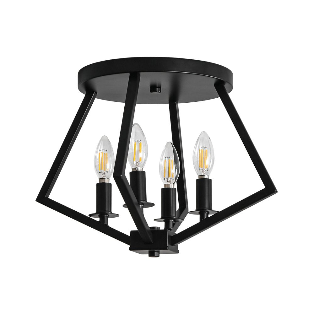 lightfixturesusa-4-light-candle-style-black-simple-geometric-lantern-semi-flush-ceiling-light-black-5920166