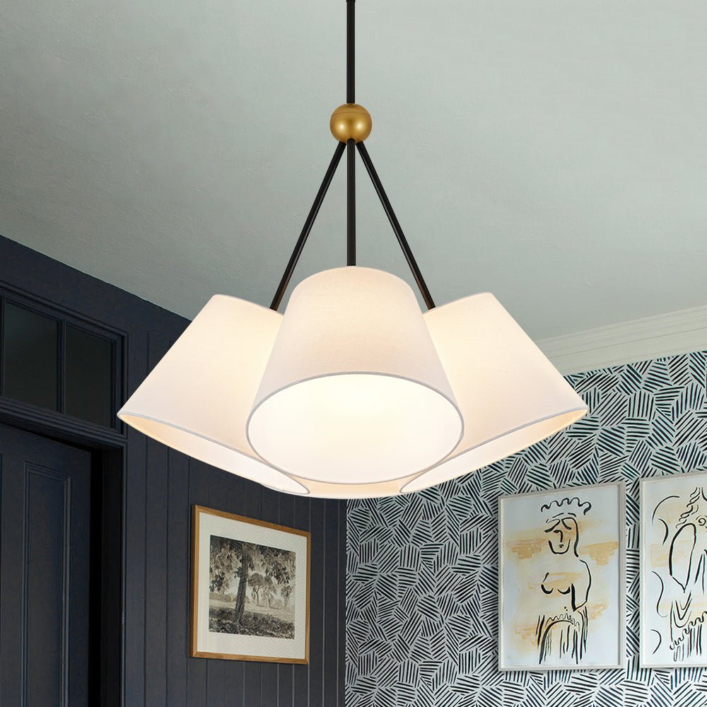 lightfixturesusa-4-light-cluster-white-fabric-cone-shade-chandelier-chandelier-25-in-3954906