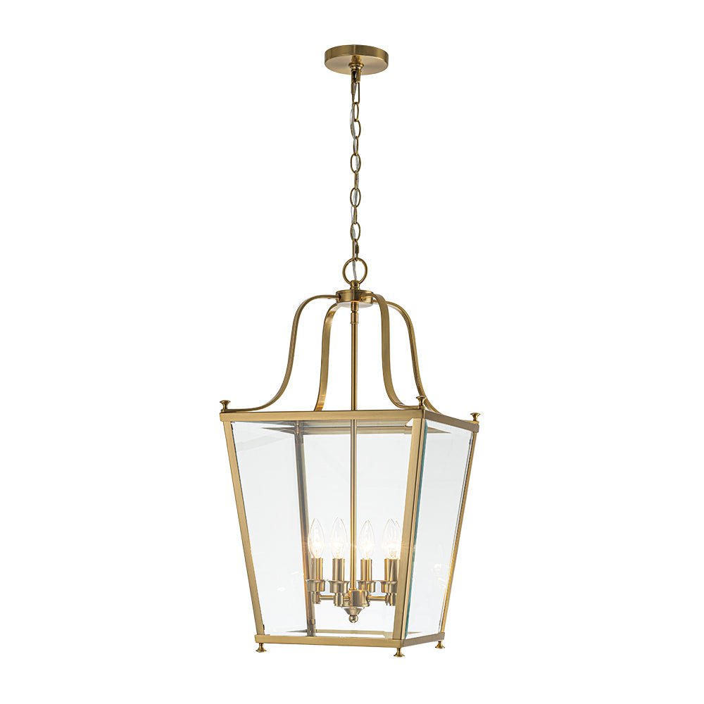 lightfixturesusa-4-light-french-candle-style-wide-square-glass-lantern-pendant-chandelier-brass-1628285
