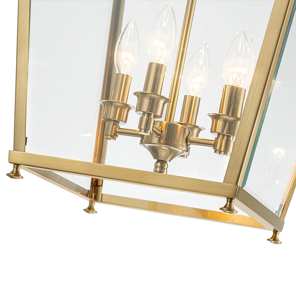 lightfixturesusa-4-light-french-candle-style-wide-square-glass-lantern-pendant-chandelier-brass-2191750