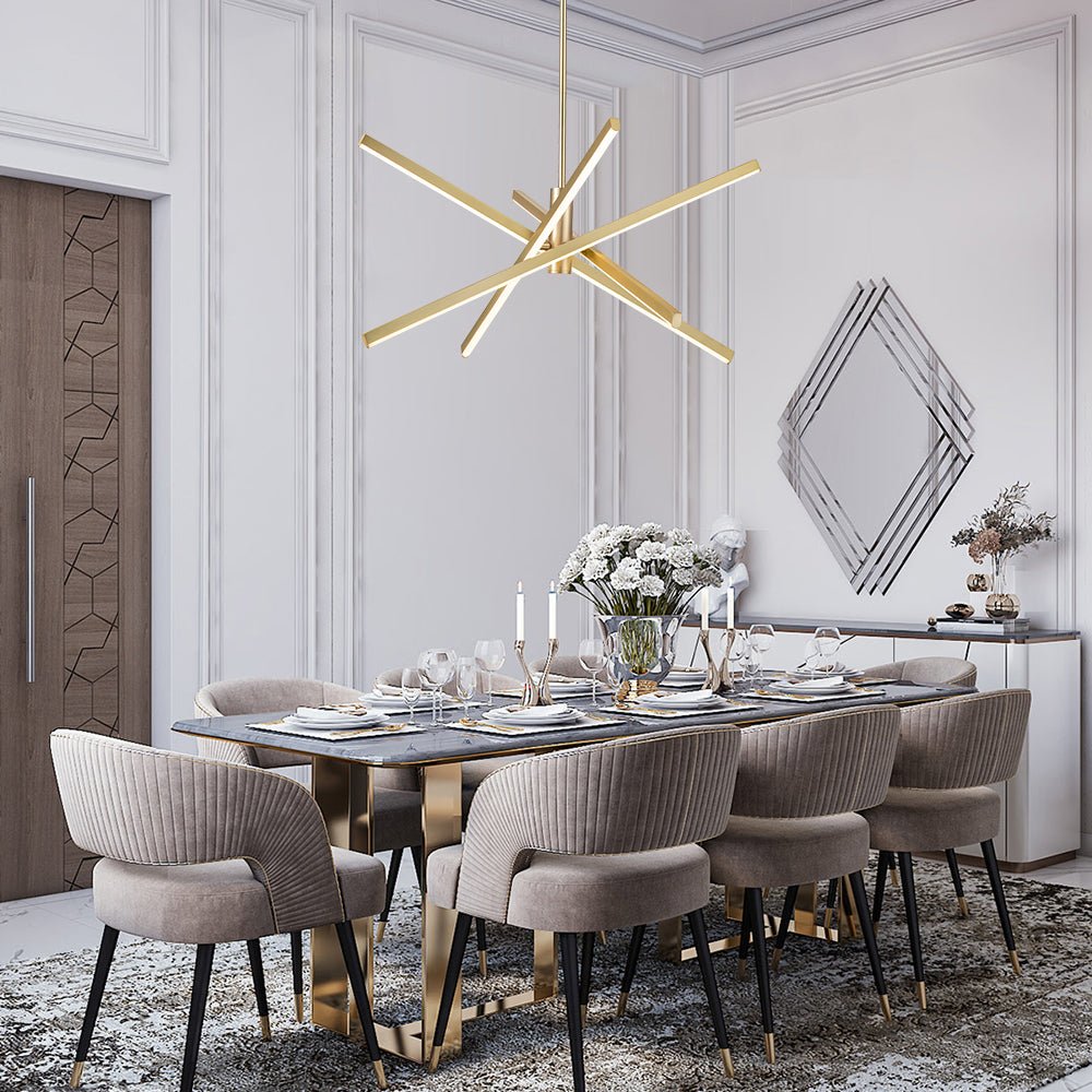 lightfixturesusa-4-light-led-tube-sputnik-chandelier-chandelier-brass-403133 LightFixturesUSA-4-Light LED Tube Sputnik Chandelier-Chandelier-Brass-