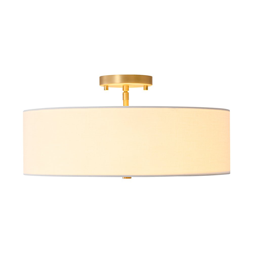 lightfixturesusa-4-light-white-linen-round-drum-brass-semi-flush-mount-ceiling-light-1-tier-2397442