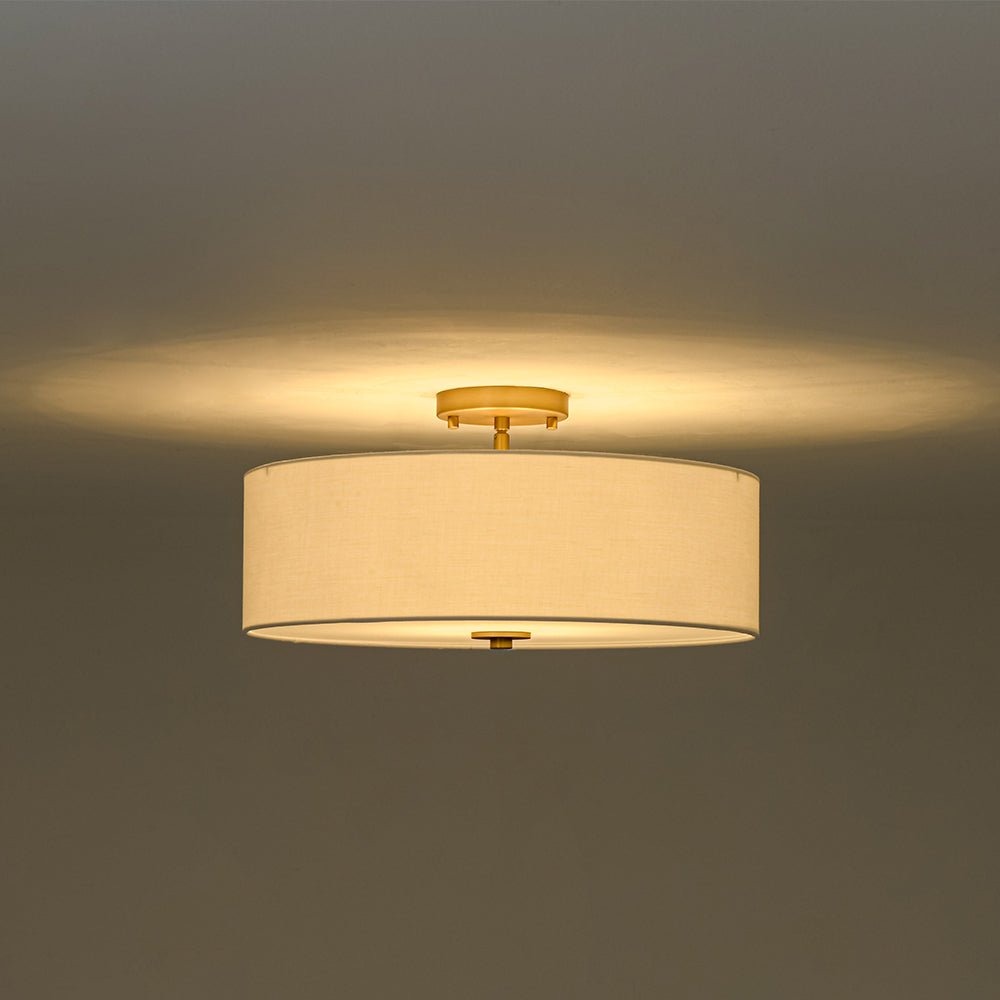 lightfixturesusa-4-light-white-linen-round-drum-brass-semi-flush-mount-ceiling-light-1-tier-9050654