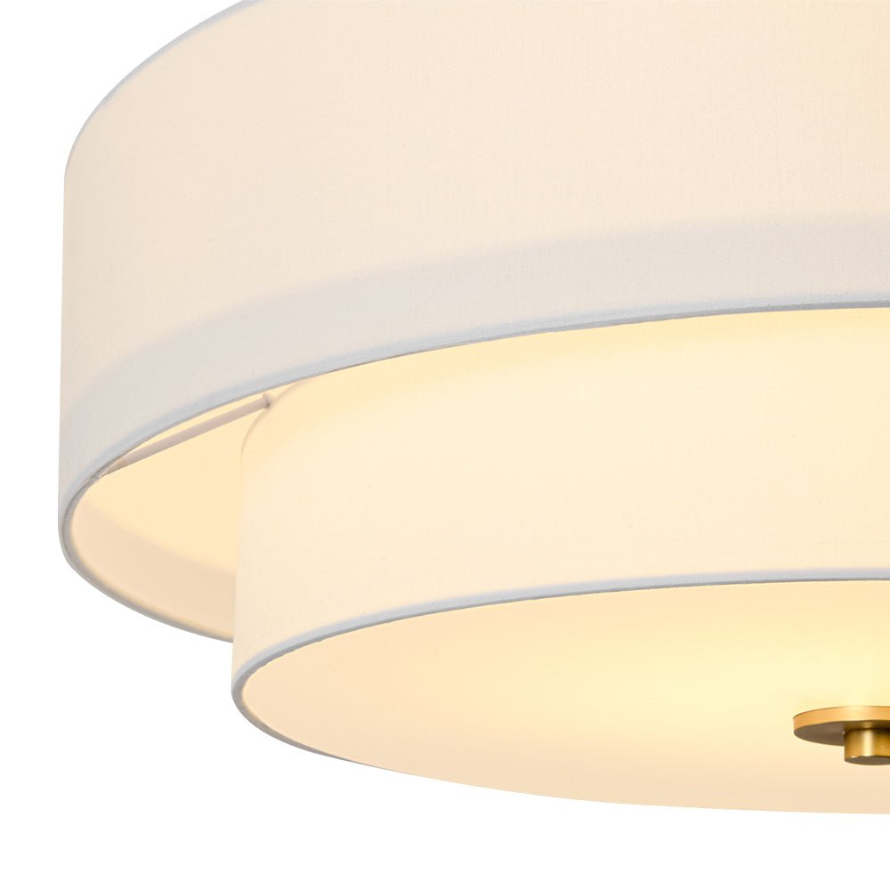 lightfixturesusa-4-light-white-linen-round-drum-brass-semi-flush-mount-ceiling-light-2-tier-3738042