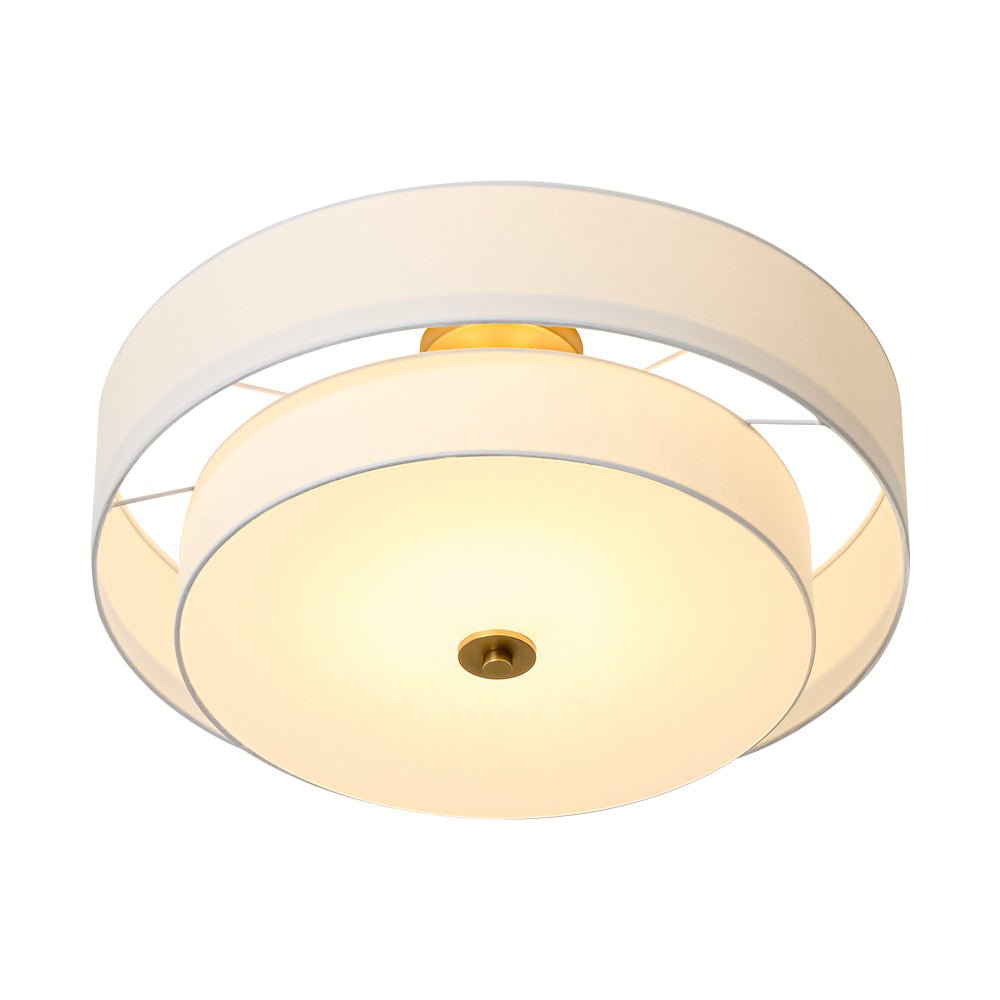lightfixturesusa-4-light-white-linen-round-drum-brass-semi-flush-mount-ceiling-light-2-tier-4033875