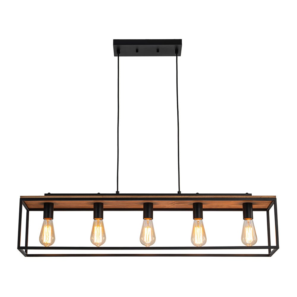 lightfixturesusa-5-light-aged-oak-iron-rectangle-cage-island-chandelier-chandelier-5-lt-282678