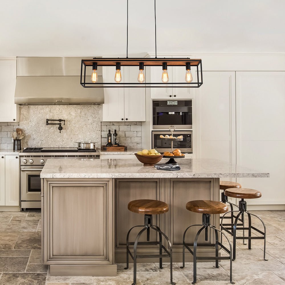 lightfixturesusa-5-light-aged-oak-iron-rectangle-cage-island-chandelier-chandelier-5-lt-325574