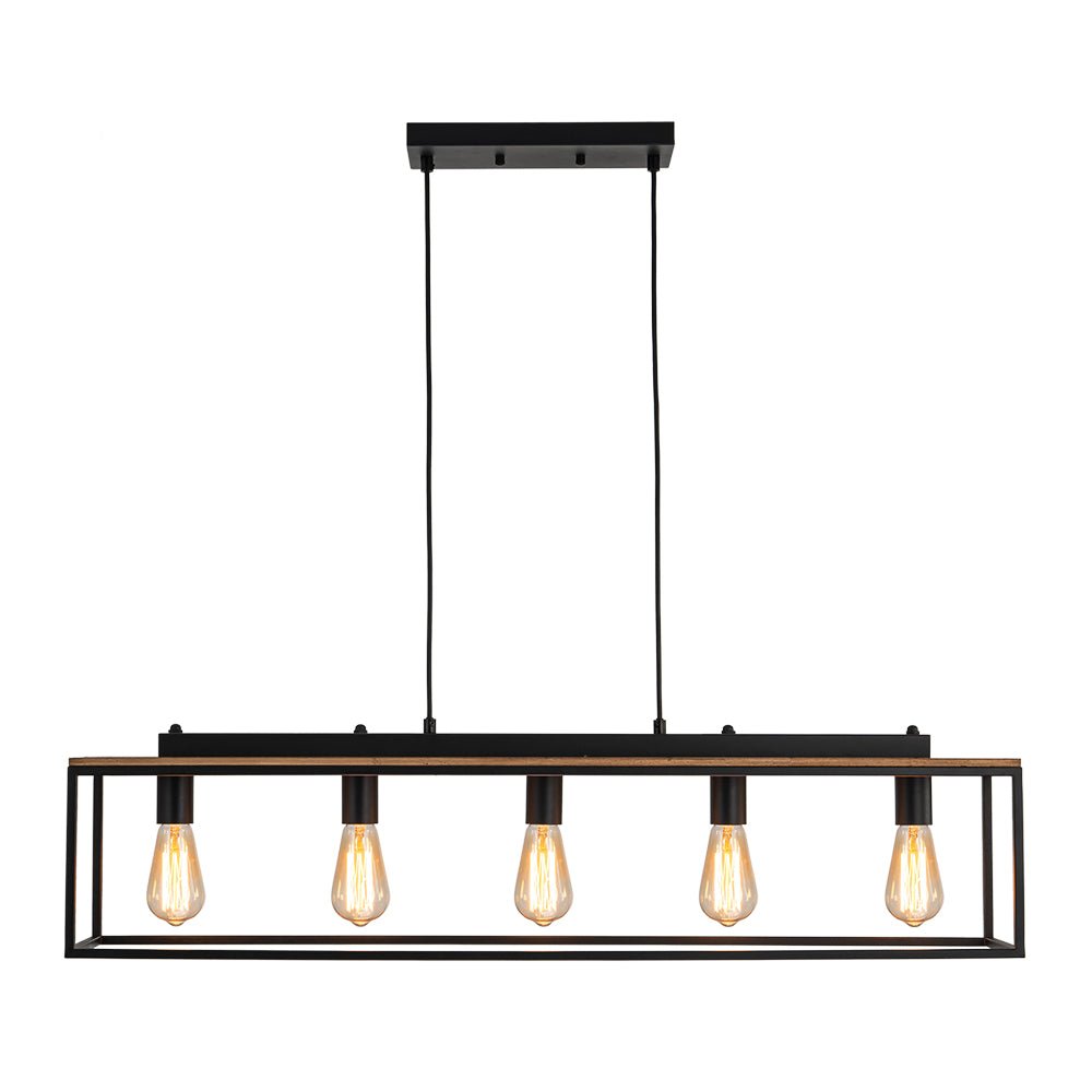 lightfixturesusa-5-light-aged-oak-iron-rectangle-cage-island-chandelier-chandelier-5-lt-961550