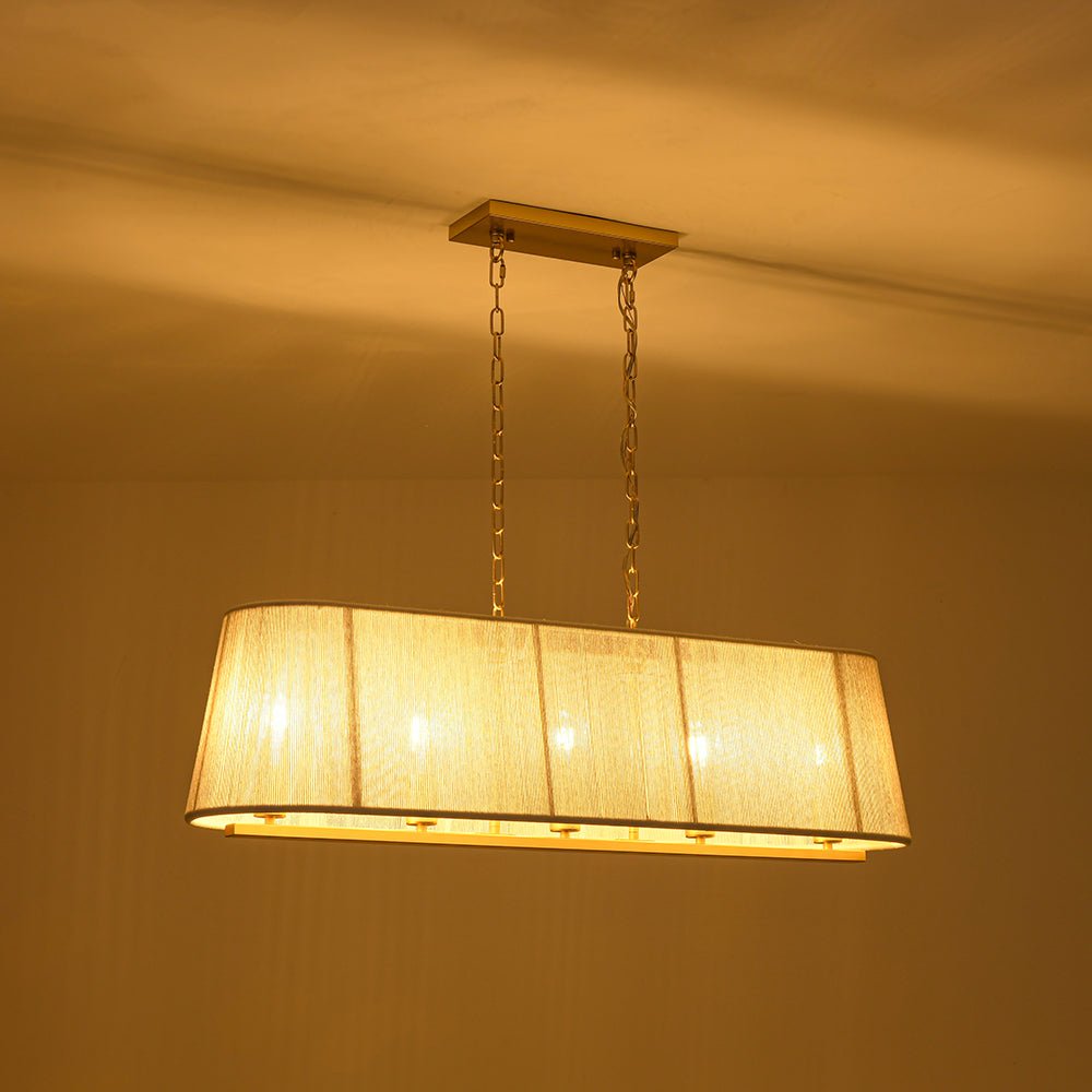lightfixturesusa-5-light-beige-woven-thread-linear-cage-island-chandelier-chandelier-beige-6054118