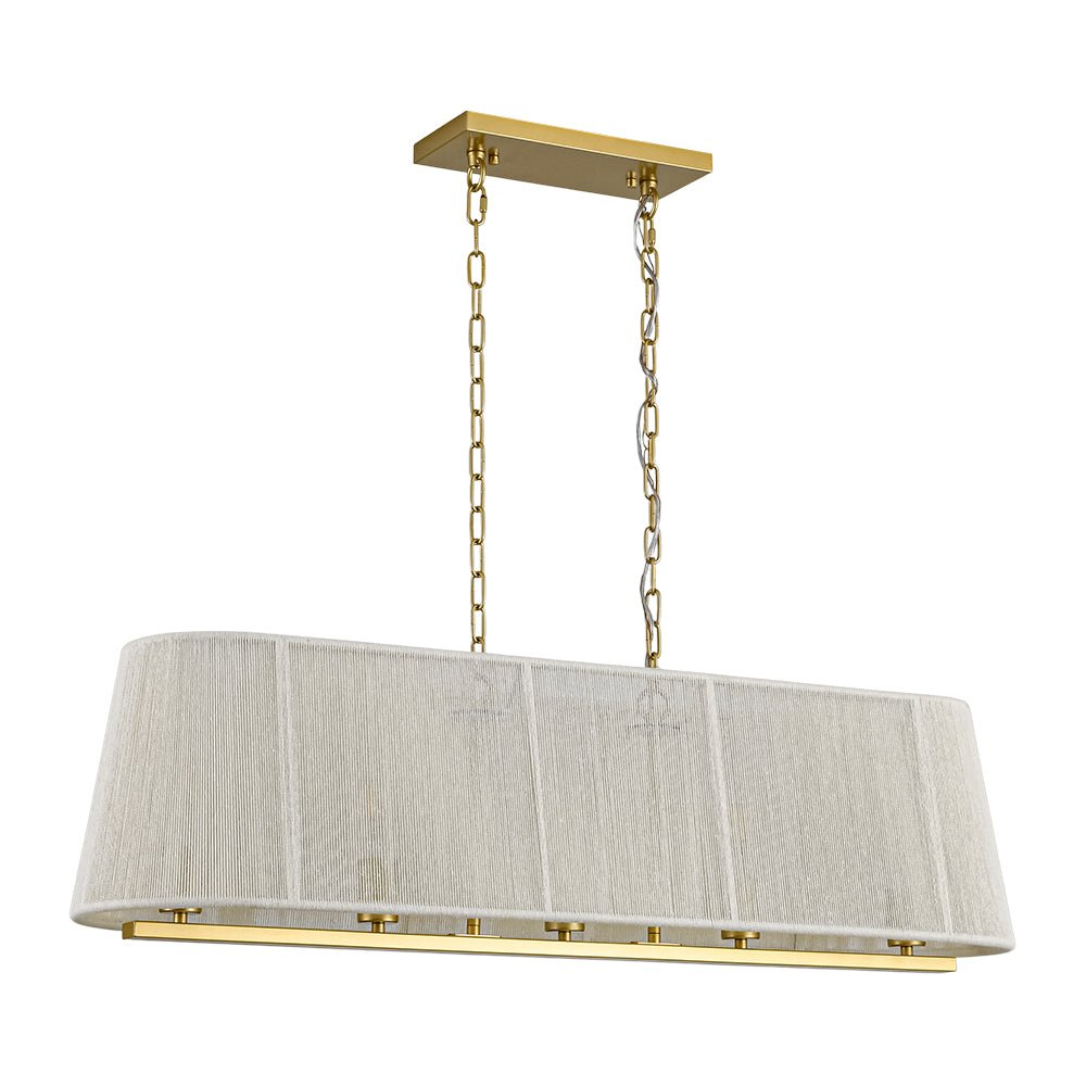 lightfixturesusa-5-light-beige-woven-thread-linear-cage-island-chandelier-chandelier-beige-9596410