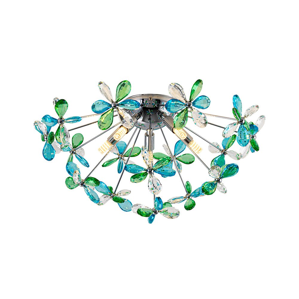 lightfixturesusa-5-light-bloom-green-blue-crystal-dandelion-semi-flush-mount-ceiling-light-chrome-1312184