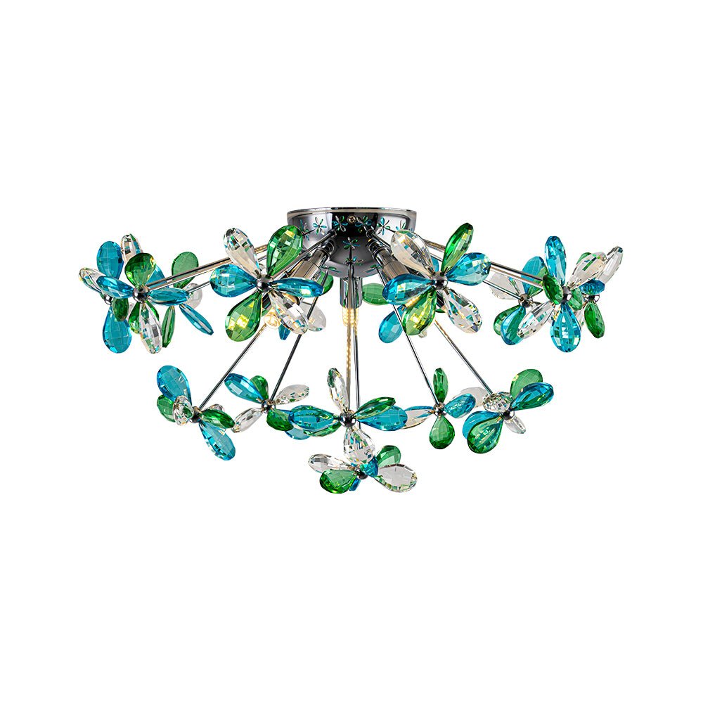 lightfixturesusa-5-light-bloom-green-blue-crystal-dandelion-semi-flush-mount-ceiling-light-chrome-1895430