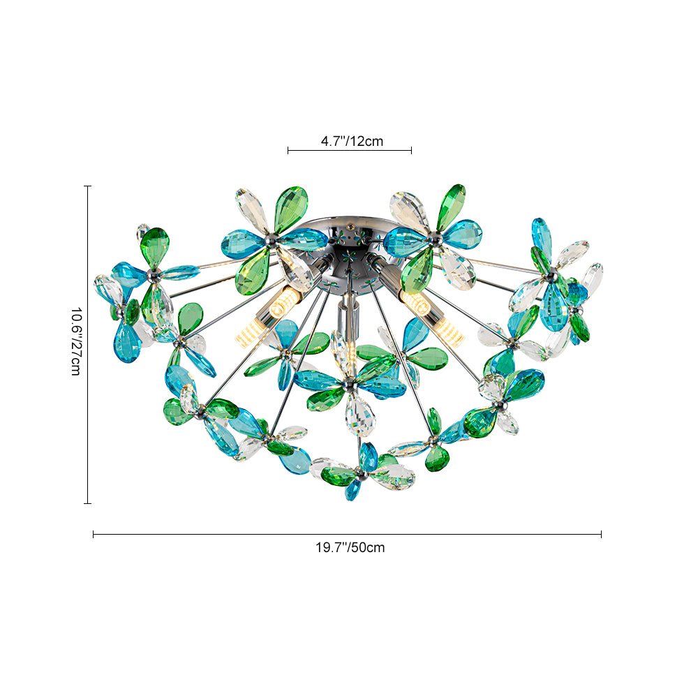 lightfixturesusa-5-light-bloom-green-blue-crystal-dandelion-semi-flush-mount-ceiling-light-chrome-9278389