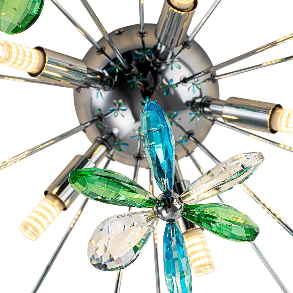 lightfixturesusa-5-light-bloom-green-blue-crystal-dandelion-semi-flush-mount-ceiling-light-chrome-9571138