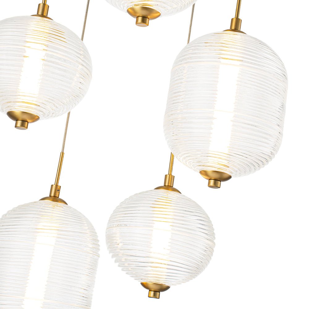 lightfixturesusa-5-light-cluster-ribbed-glass-led-round-entryway-chandelier-chandelier-brass-7080197