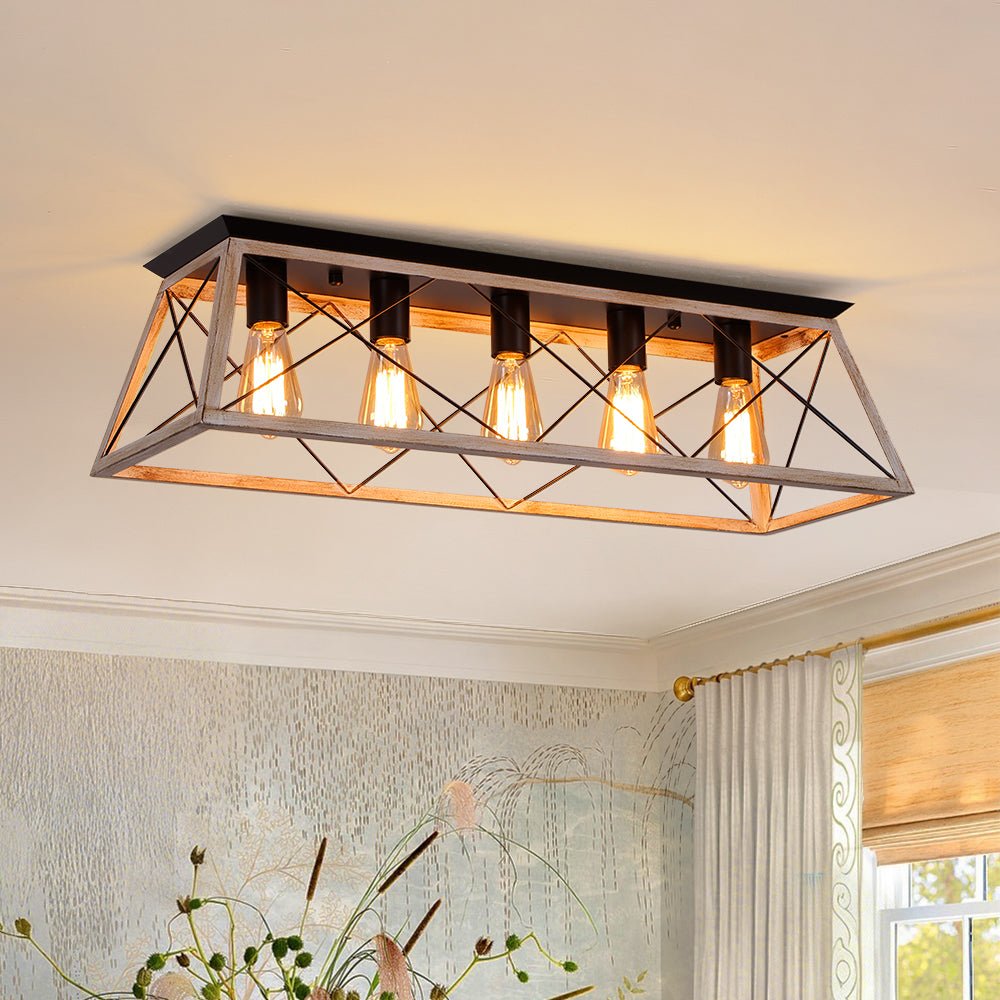 lightfixturesusa-5-light-farmhouse-rectangular-cage-semi-flush-mount-ceiling-light-off-white-4190363