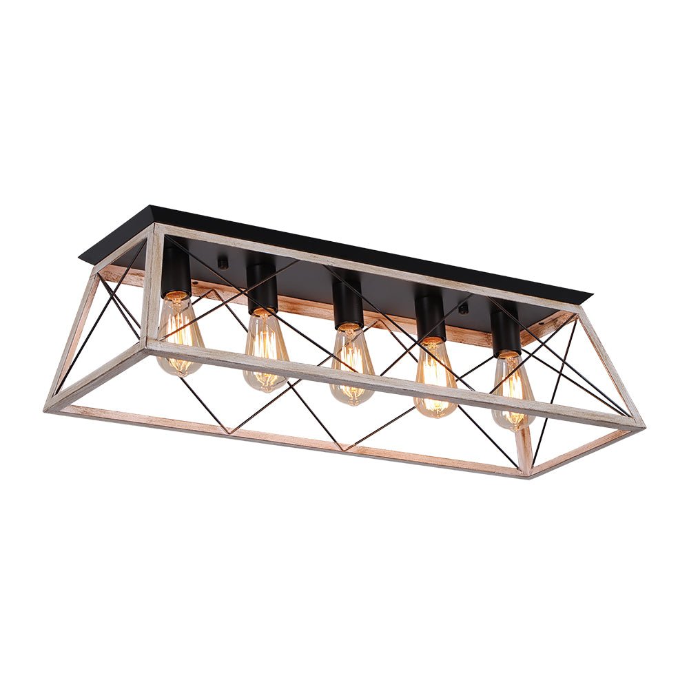 lightfixturesusa-5-light-farmhouse-rectangular-cage-semi-flush-mount-ceiling-light-off-white-6352985