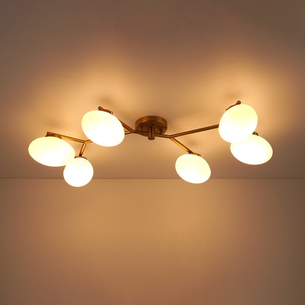 lightfixturesusa-6-light-branch-frosted-glass-egg-semi-flush-chandelier-ceiling-light-6-lt-matte-black-166700